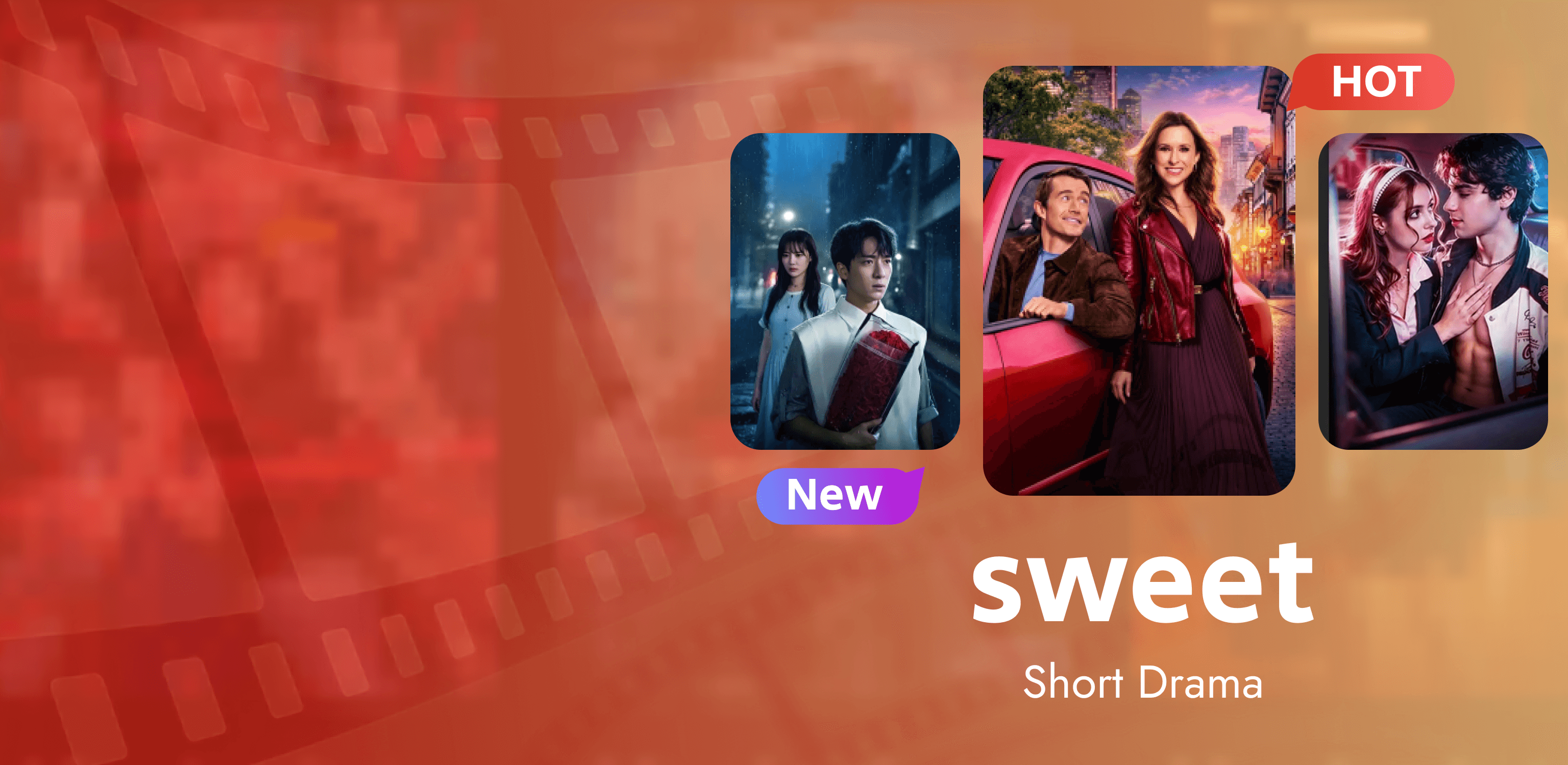 A selection of short drama stories featured on SweetDrama